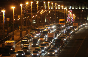 У Москвы уже Новый год