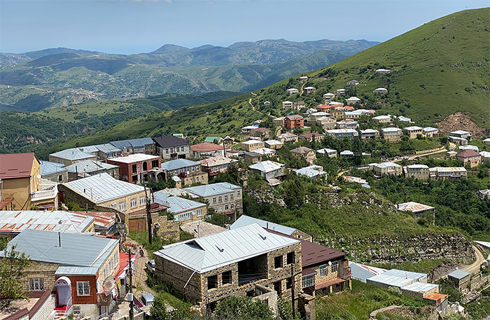 View of Kubachi village.