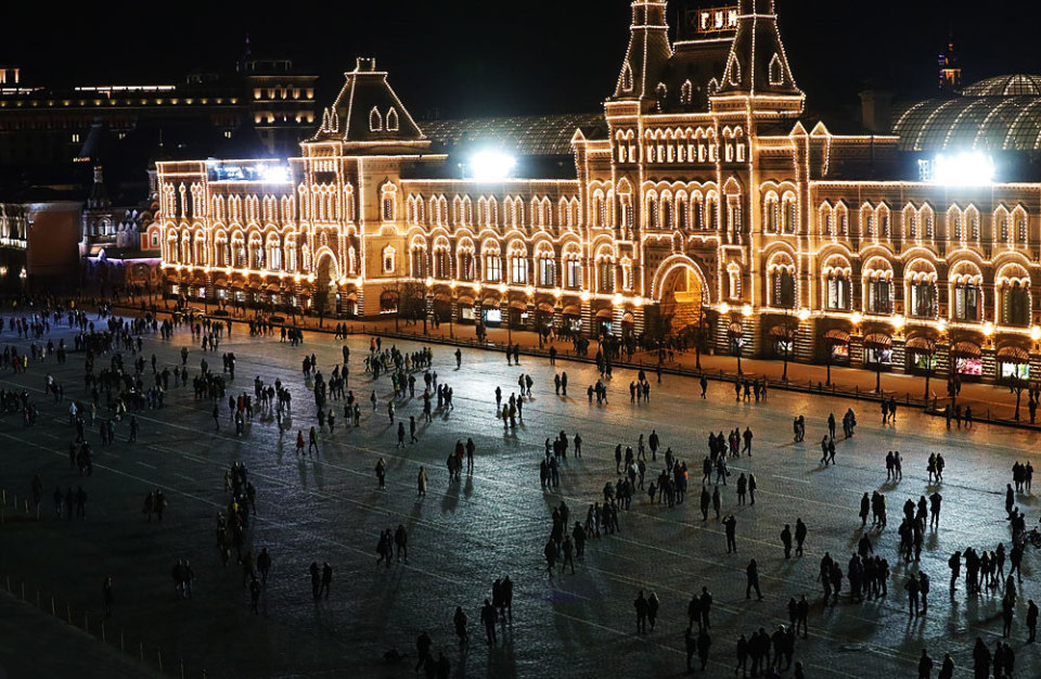 Фотографии вечерней москвы