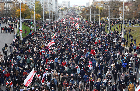 В Минске — марш протеста оппозиции