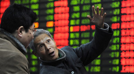 Китайский фондовый индекс Shanghai Composite с начала года вырос на 22%. Фото: AFP