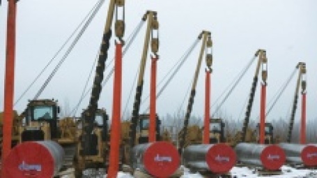 Начало строительства газопровода. Фото: РИА НОВОСТИ