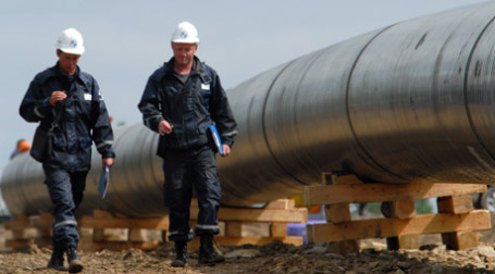 Прокладка нефтепровода Восточная Сибирь - Тихий Океан. Фото: ИТАР-ТАСС
