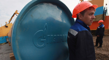 Сварка первого стыка газопровода