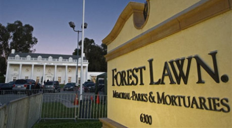 Кладбище Forest lawn. Фото: AFP