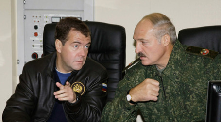 Дмитрий Медведев и Александр Лукашенко. Фото: РИА Новости