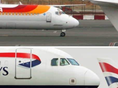 British Airways и испанская Iberia одобрили основные положения слияния, которое должно завершиться в 2010 г. Фото: AFP