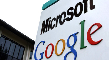 Google и Microsoft обменялись миролюбивыми заверениями. Фото: oktyab.ru