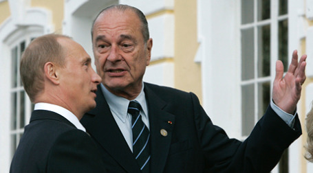 Жак Ширак отказался возглавить российский газовый проект. Фото: РИА Новости