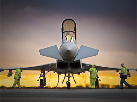 Недавно BAE Systems заключила контракт на обслуживание радарных систем истребителя Typhoon. Фото: BAE Systems