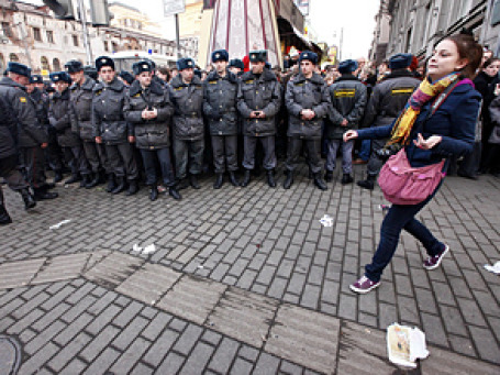 В общественном совете при ГУВД Москвы обсуждается замысел закрыть для всех митингов Триумфальную площадь. Фото: РИА Новости