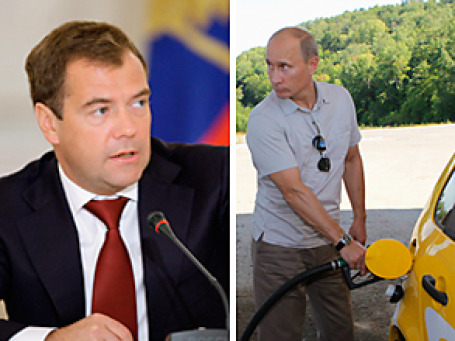 Два лика одного тандема обращены разным аудиториям. Фото: РИА Новости