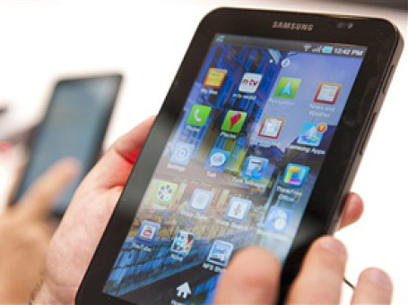 На первом месте рейтинга оказался новичок рынка Samsung Galaxy Tab. Фото: АР
