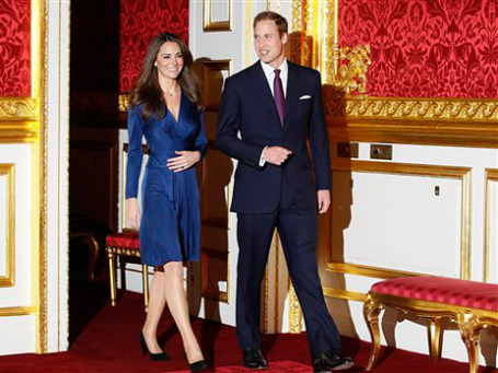 Принц Уильям и Кэтрин Миддлтон объявили  о помолвке. Свадьба, как ожидается, состоится весной или летом будущего года. Фото: AP