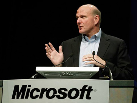 Стив Балмер, исполнительный директор компании Microsoft. Фото: AP