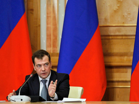 Президент РФ Дмитрий Медведев предложил правительству подумать над инструментами господдержки частного бизнеса в моногородах. Фото: РИА Новости