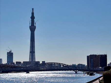 Телебашня Tokio Sky Tree стала самой высокой в мире. Фото: COG LOG LAB./flickr.com