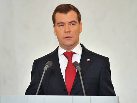 Президент РФ Дмитрий Медведев. Фото: Митя Алешковский/BFM.ru