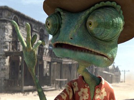 Кадр из мультфильма «Ранго»