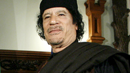 У Муаммара Каддафи были странные привычки. Фото: РИА Новости