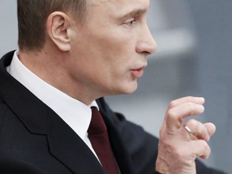 Премьер Владимир Путин обрисовал депутатам жилищную проблему до 2014 года. Фото: РИА Новости