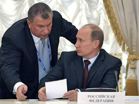 Игорь Сечин частично согласился с Владимиром Путиным, заподозрившим нефтяников в сговоре. Фото: РИА Новости