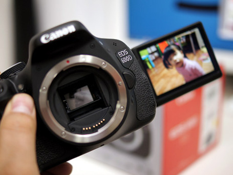 Зеркальная фотокамера для любителей Canon EOS 600D. Фото: Auxo.co.kr/flickr.com