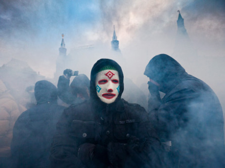 Это не Лондон. Это Москва, Манежная площадь, 11 декабря 2010 г. Фото: РИА Новости