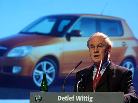 Детлефа Виттига, в прошлом главу компании Skoda, считают «архитектором» российского проекта Volkswagen. Фото: AP