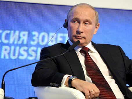 Владимир Путин: выход из кризиса будет продолжительным, затяжным, но это все-таки подъем. Фото: РИА Новости