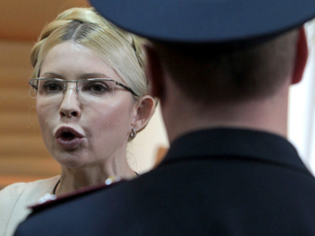 Печерский районный суд Киева приговорил экс-премьера Украины Юлию Тимошенко к семи годам лишения свободы. Фото: РИА Новости