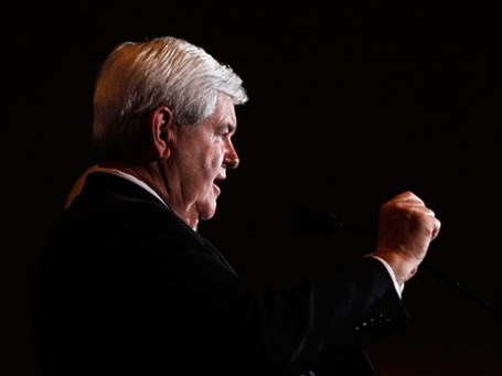 Ньют Гингрич непрестанно называет президента Обаму «европейским социалистом». Фото: AP