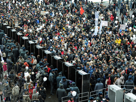 Проспект Сахарова, 24 декабря 2011 года. Фото: РИА Новости