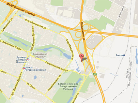 Снимок экрана сайта maps.google.ru