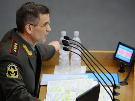 Рашид Нургалиев выступает на пленарном заседании Государственной Думы РФ. Фото: РИА Новости