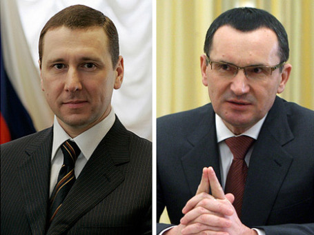 Министр регионального развития РФ Олег Говорун и министр сельского хозяйства РФ Николай Федоров. Фото: РИА Новости