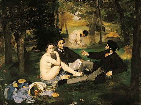 Картина Эдуарда Мане «Завтрак на траве». 1863 год