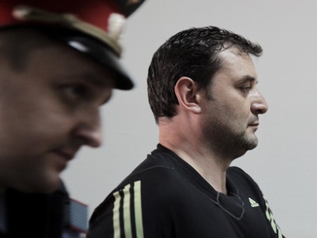 Руководитель Cледственного отдела по городу Красногорску Александр Губанов в Мещанском районном суде. Фото: РИА Новости