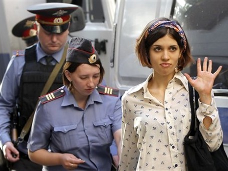 Надежда Толоконникова, одна из обвиняемых по делу Pussy Riot. Фото: АР
