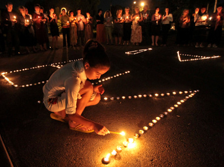 В Южной Осетии и Грузии вспоминают погибших во время конфликта в августе 2008 года.Фото: РИА Новости