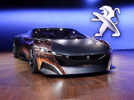 Peugeot Onyx — демонстрация возможностей марки Peugeot как в дизайне, так и в технике. Под капотом концепта 600-сильный двигатель. Фото: Алексей Аксенов/BFM.ru