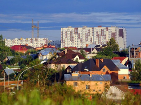 Новая Москва. Вид на деревню Десна и жилищный комплекс «Новые Ватутинки». Фото: РИА Новости