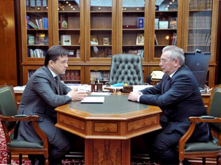 Мэр Жуковского Александр Бобовников после разговора с и.о. губернатора области Воробьевым подал в отставку. Фото: mosreg.ru