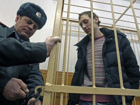 Солист Большого театра Павел Дмитриченко в зале Таганского районного суда . Фото: Reuters