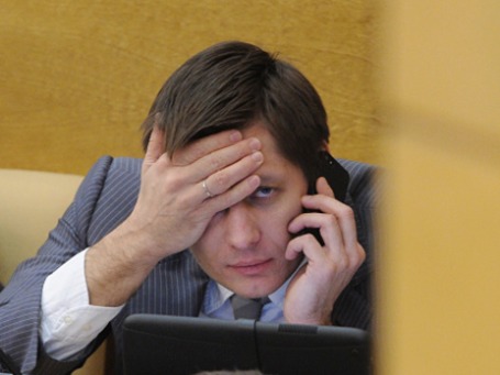 Член комитета Государственной Думы РФ по конституционному законодательству и государственному строительству Дмитрий Гудков. Фото: РИА Новости
