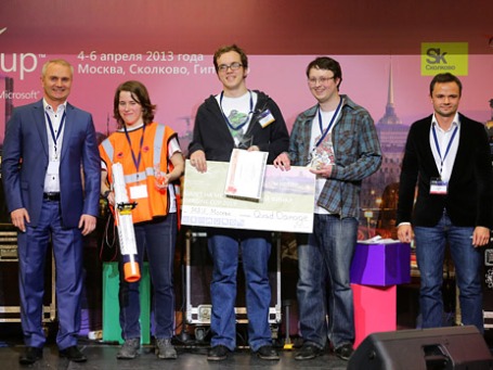 Финал Imagine Cup, команда Quad Damage из Москвы. Фото предоставлено организаторами конкурса.