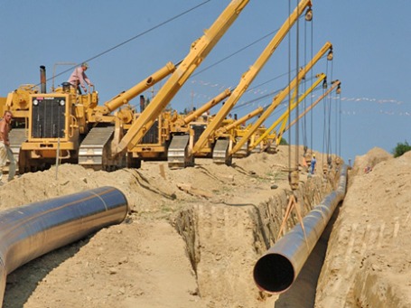 Строительство газопровода Набукко. Фото: nabucco-pipeline.com