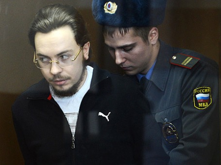 Иеромонах Илия (Павел Семин) на судебном заседании в Дорогомиловском суде Москвы. Фото: РИА Новости