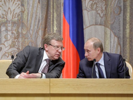 Президент РФ Владимир Путин и бывший министр финансов Алексей Кудрин. Фото: РИА Новости