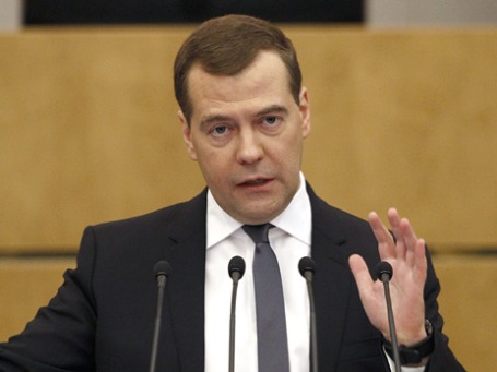 Премьер - министр РФ Дмитрий Медведев. Фото: Reuters